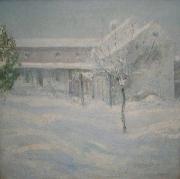 John Henry Twachtman Old Holley House, Cos Cob china oil painting artist